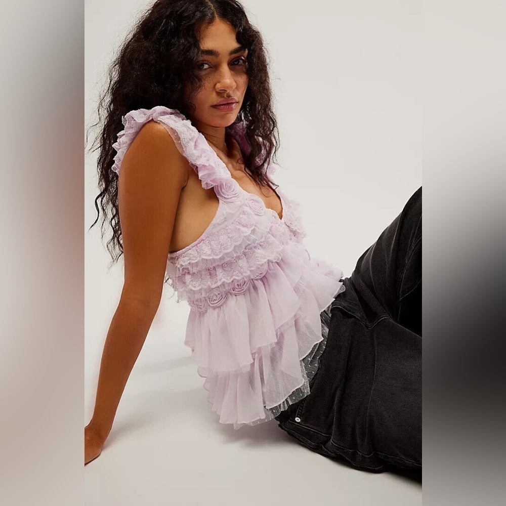 NEW Intimately Free People All Dolled Up Bodysuit Top